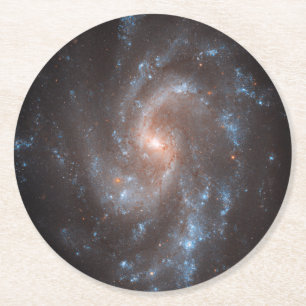 Spiral Galaxy Ngc 5584 Underlägg Papper Rund