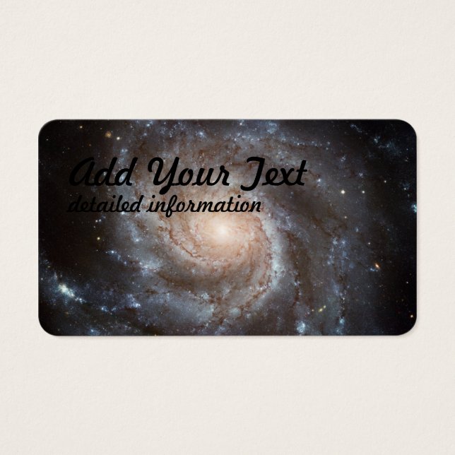 spiral galaxy visitkort (Framsidan)