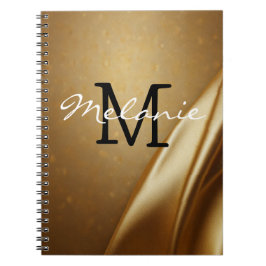 Spiral Glamorous Monogram Notebook Anteckningsbok