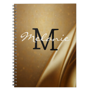 Spiral Glamouröst Monogram Anteckningsbok