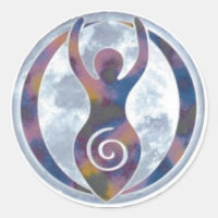 Spiral Goddess Window-Sticker