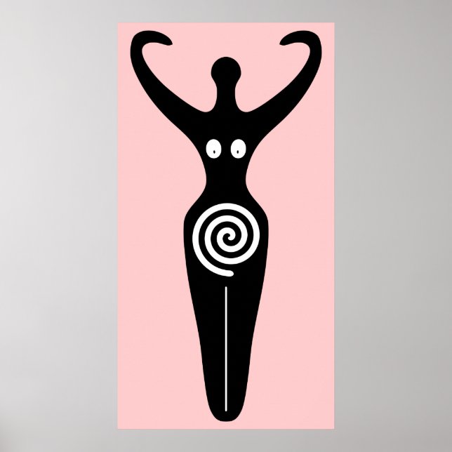 Spiral guddess Helig Feminine Poster (Framsidan)