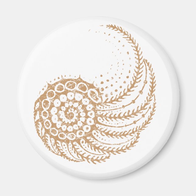 spiral gult magnet (Framsidan)