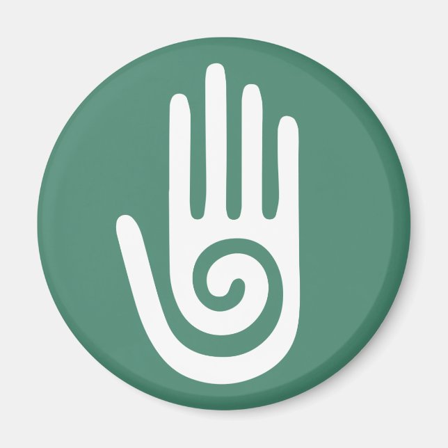 Spiral Hand-symbol Magnet (Framsidan)