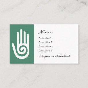 Spiral Hand-symbol Visitkort