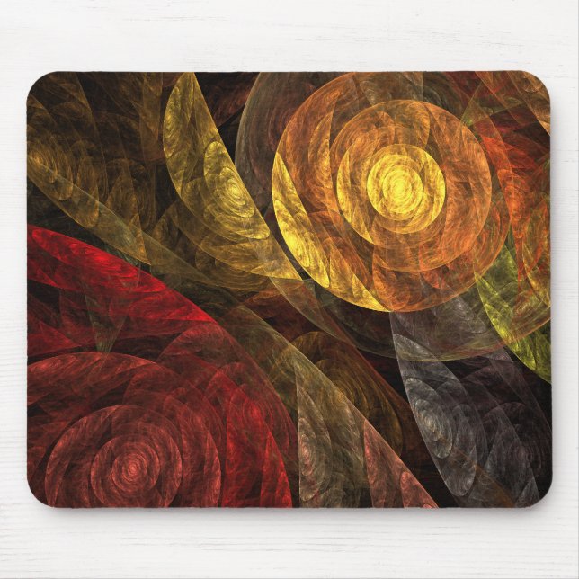 Spiral i Life Abstrakt Art Mousepad Musmatta (Framsidan)