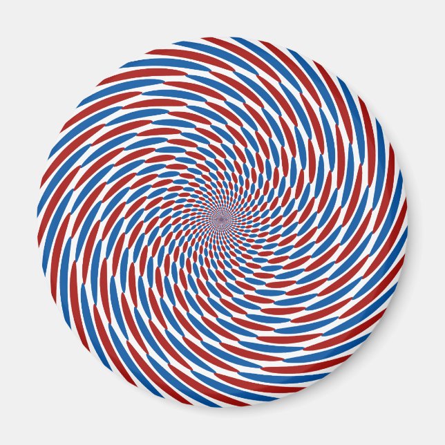 Spiral Illusion Burst Magnet (Framsidan)