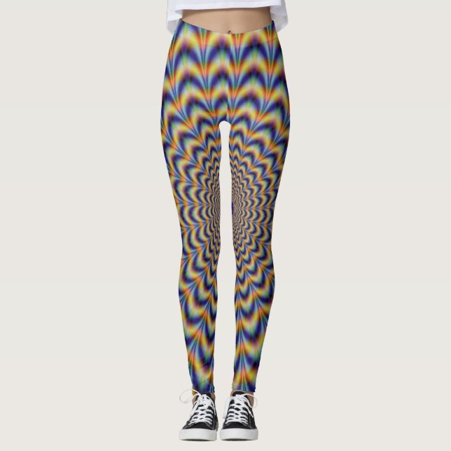 spiral illusion leggings (Framsida)