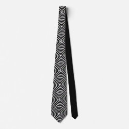 Spiral Illusion Neck Tie for Bold Visual Impact Slips