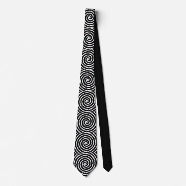Spiral Illusion Neck Tie for Bold Visual Impact Slips (Framsida)