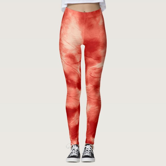 Spiral Kaleidoscope Psych Leggings (Framsida)