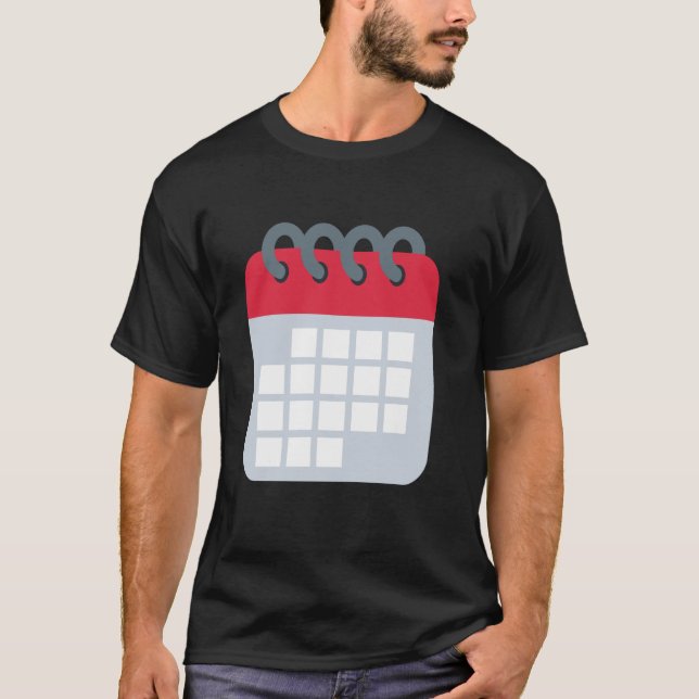 Spiral Kalender T Shirt (Framsida)