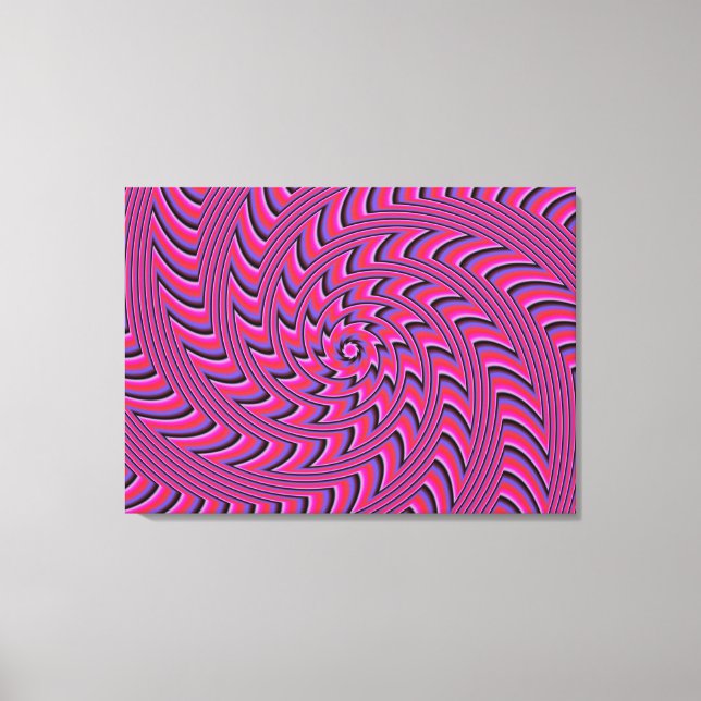 Spiral-Kanvastrycket Canvastryck (Framsida)