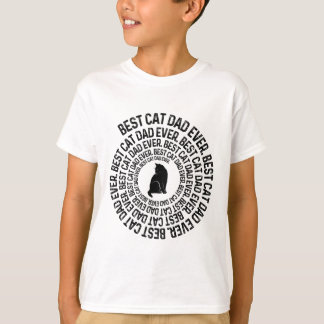 Spiral Kattpappa - Bästa Kattpappa Pappa Någonsin  T Shirt