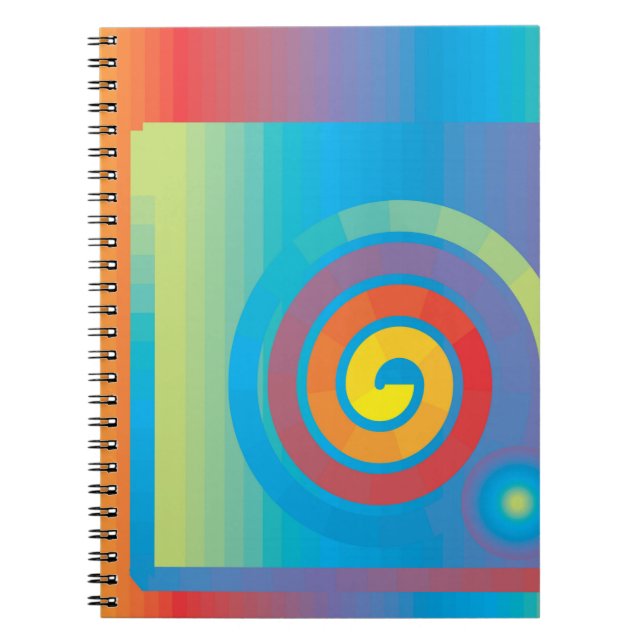 SPIRAL KVADRERAR ANTECKNINGSBOK (Framsidan)