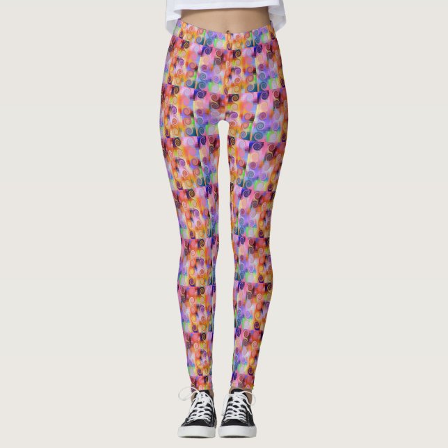 Spiral Kvinnors förband Leggings (Framsida)