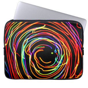 Spiral Ljus glöd Laptop Fodral
