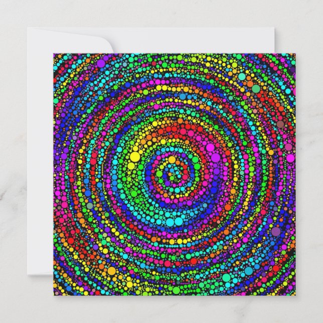Spiral med regnbågsprickar (Framsida)