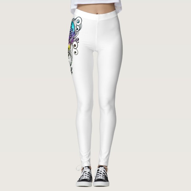 Spiral Metall Heart Leggings (Framsida)