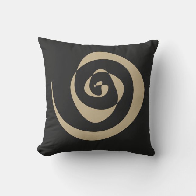 spiral mönster kudde (Framsida)