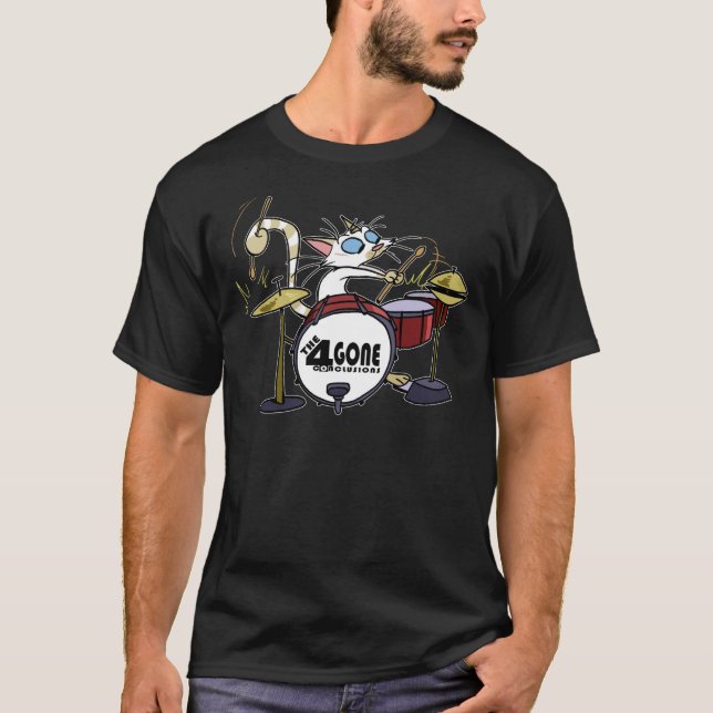 Spiral mörk utslagsplats t-shirt (Framsida)
