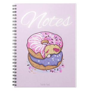 Spiral Note Bok - Doughnut Anteckningsbok