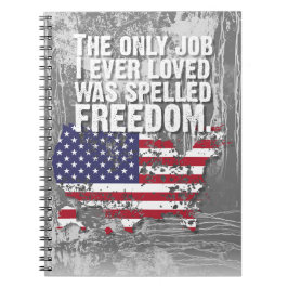 Spiral Notebook – Freedom Job Anteckningsbok