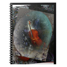 Spiral Notebook Music Cello Anteckningsbok
