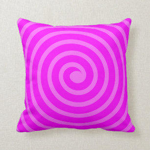 Spiral - Nyanser av Magenta Kudde