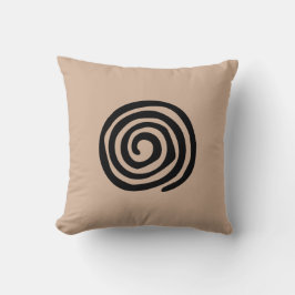 Spiral petroglyf Aztec primitive tribal art Kudde