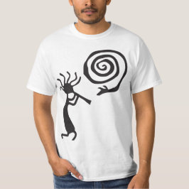 Spiral Petroglyph Kokopelli T-Shirt