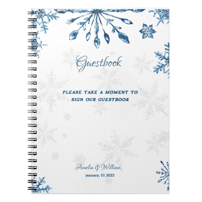 Spiral Photo Guestbook Anteckningsbok (Framsidan)