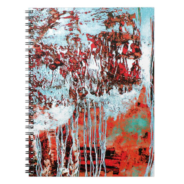 Spiral Photo Notebook – Corrosion Pulse Anteckningsbok (Framsidan)