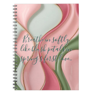 Spiral photo notebook in stylish graphic anteckningsbok