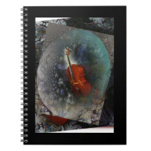 Spiral Photo Notebook Music Cello