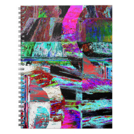 Spiral Photo Notebook – Neon Pulse Anteckningsbok