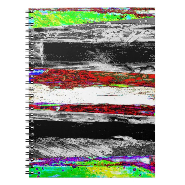 Spiral Photo Notebook – Reflection Layers Anteckningsbok (Framsidan)