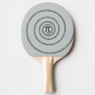 Spiral Pi Klicka på Anpassa för att ändra Grått Fä Pingisracket