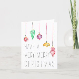 Spiral prydnadsjulkort tack kort