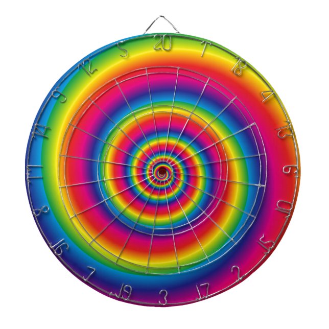 Spiral Rainbow Darttavla (Framsidan)