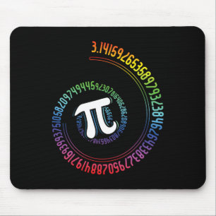 Spiral Rainbow Nerd Math Geek Mathematician Pi Day Musmatta