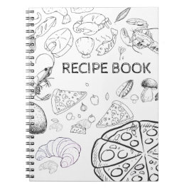 Spiral RECIPE-anteckningsbok Anteckningsbok