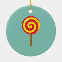 Spiral Red Gult Lollipop
