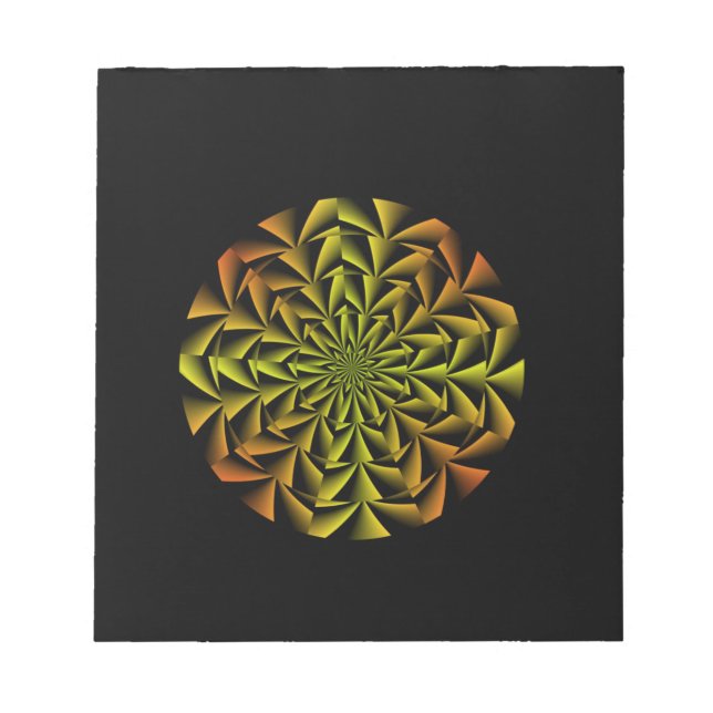 Spiral Retro Art Anteckningsblock (Framsida)