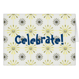 Spiral Retro Flowers väljer bakgrund Färg Hälsningskort