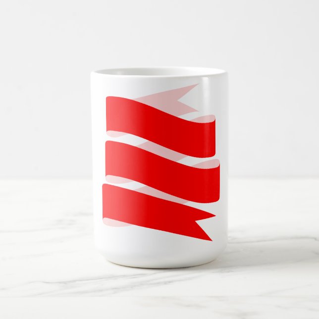 Spiral Ribbon Design Coffee mugg (Center)