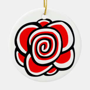 Spiral Ro Julgransprydnad Keramik