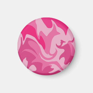 Spiral rosa tonfärger magnet