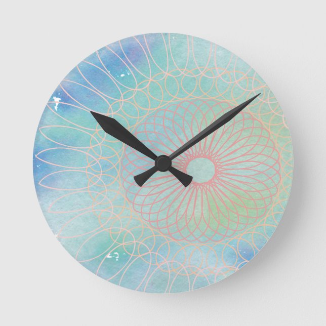 Spiral Rund Klocka (Framsida)