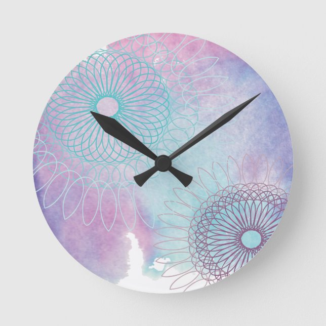 Spiral Rund Klocka (Framsida)